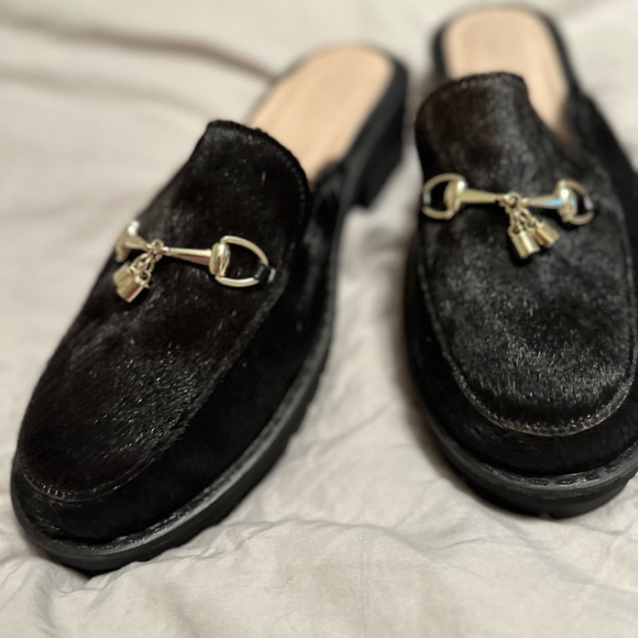 Genuine Hide + Leather Loafers NWOT - Picture 5 of 7